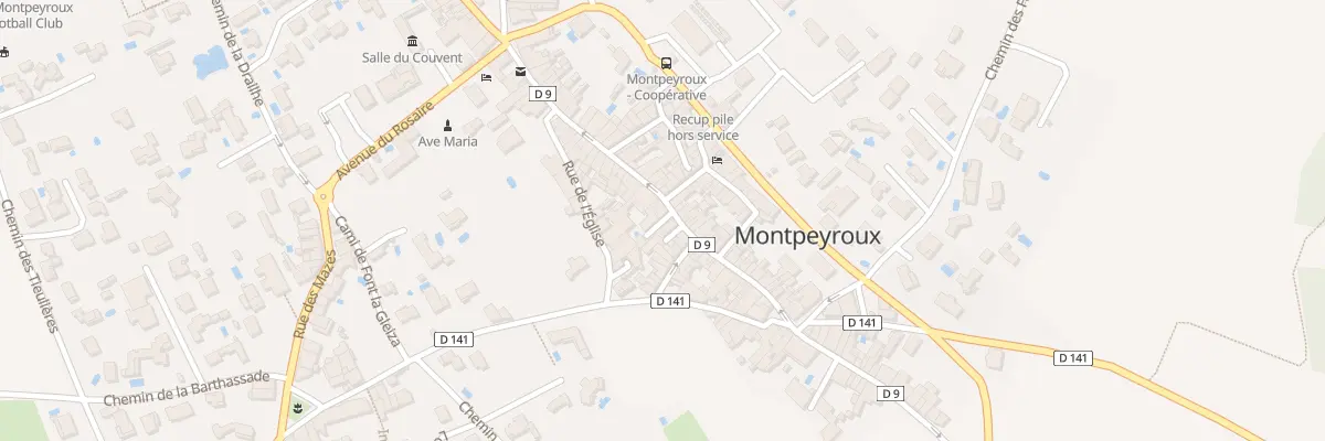 Plan du 42 Rue de la Dysse à Montpeyroux