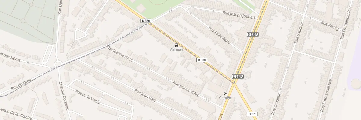 Plan du 30 Rue Constant Moyaux à Valenciennes