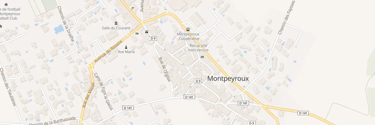 Plan du 31 Rue de la Dysse à Montpeyroux
