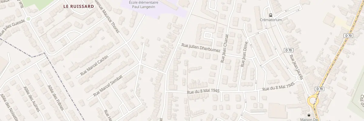 Plan du 62 Rue Gustave Michel à Beuvrages
