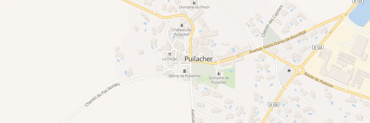 Plan du 5234 Le Village à Puilacher