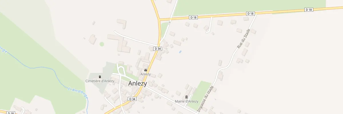 Plan du 10 Rue du Bourg à Anlezy