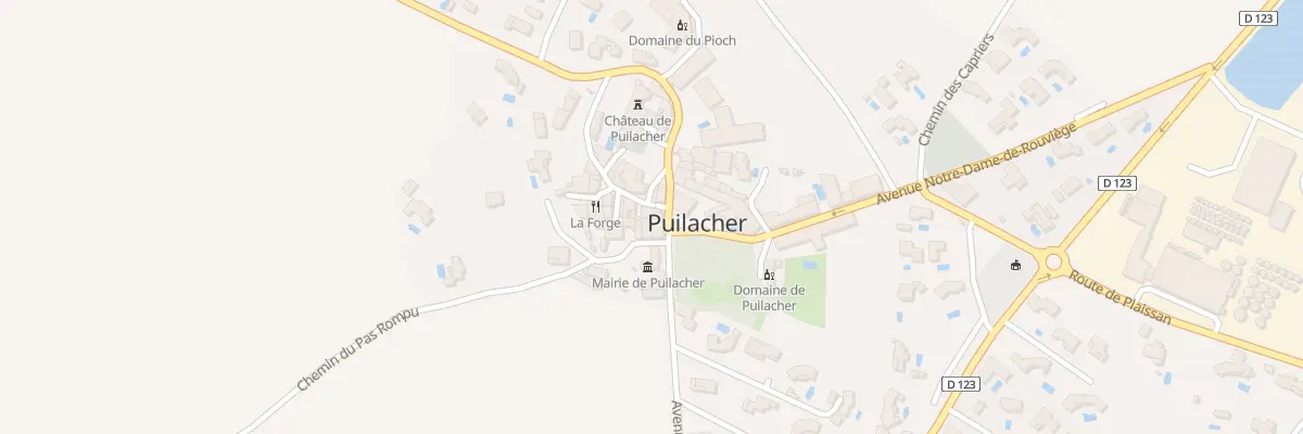 Plan du 5812F Le Village à Puilacher