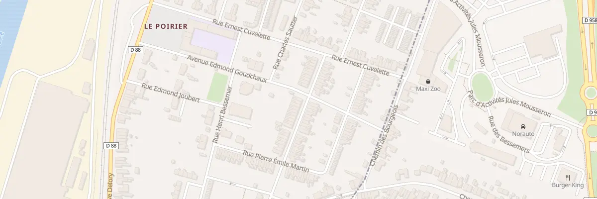Plan du 22 Rue Eugene Duclerc à Trith-Saint-Léger
