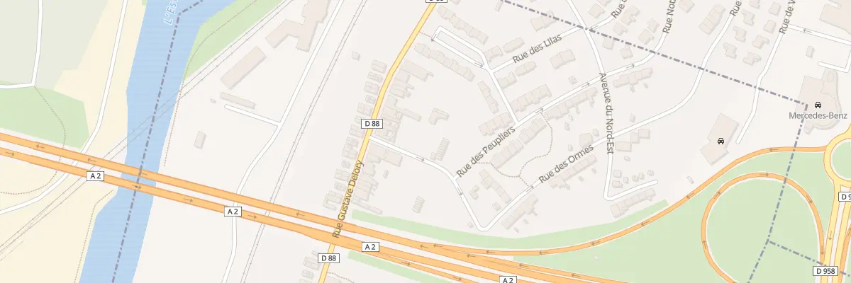 Plan du 182 Rue Gustave Delory à Trith-Saint-Léger