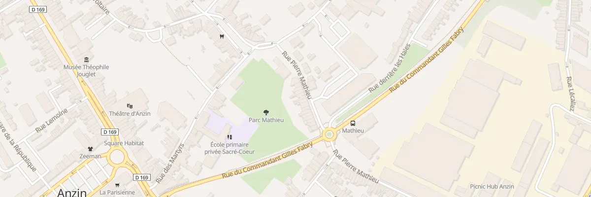 Plan du 9 Rue Pierre Mathieu à Anzin