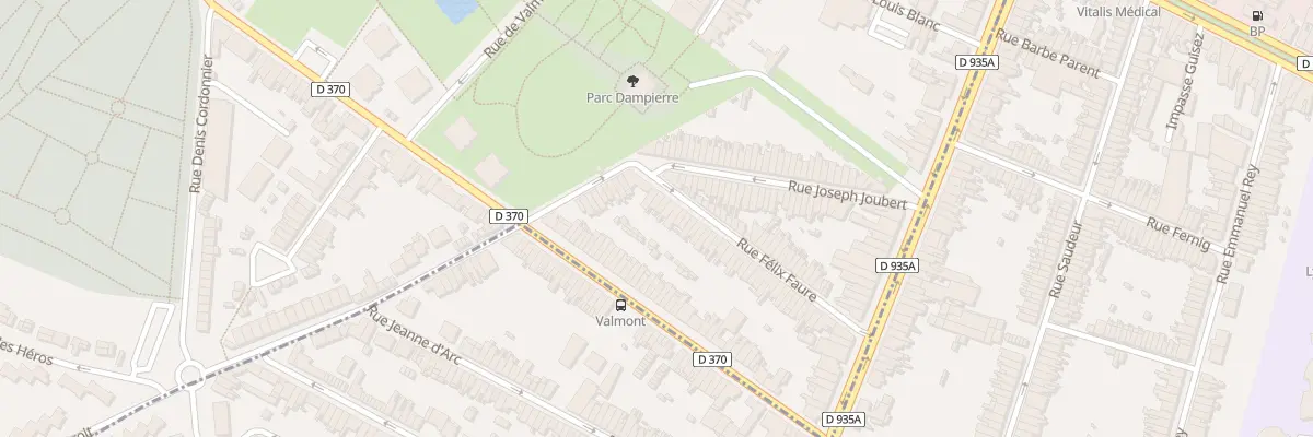 Plan du 58 Rue Félix Faure à Anzin