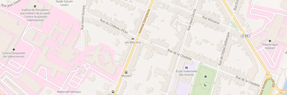 Plan du 230 Av Dampierre à Valenciennes