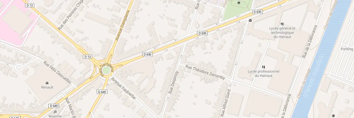 Plan du 45 Rue Despinoy à Valenciennes