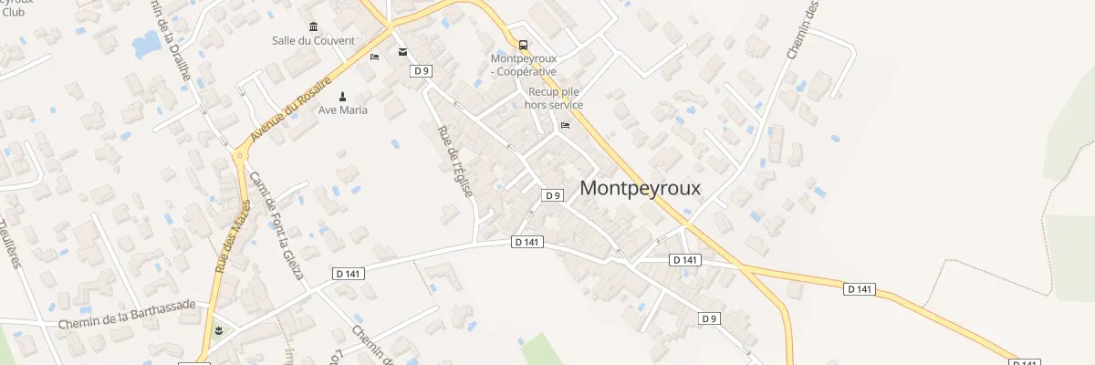Plan du 43 Rue de la Dysse à Montpeyroux