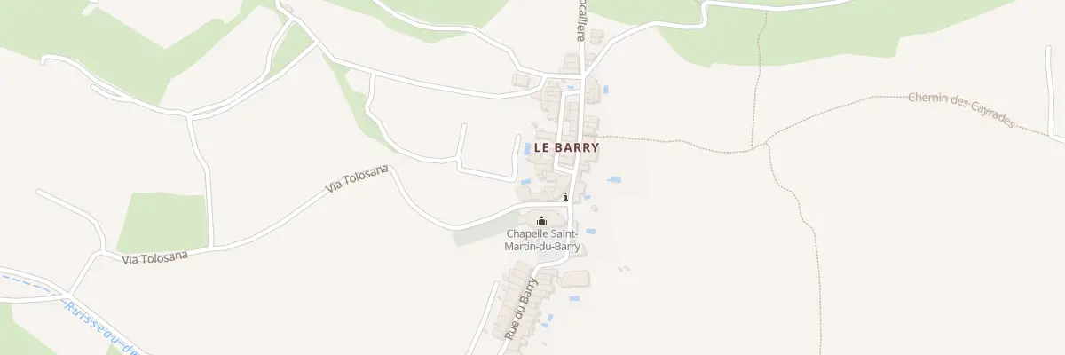 Plan du 3 Pl du Barry à Montpeyroux