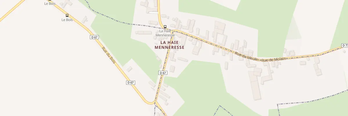 Plan du 3B Rue du Bois la Haie Menneresse à Molain