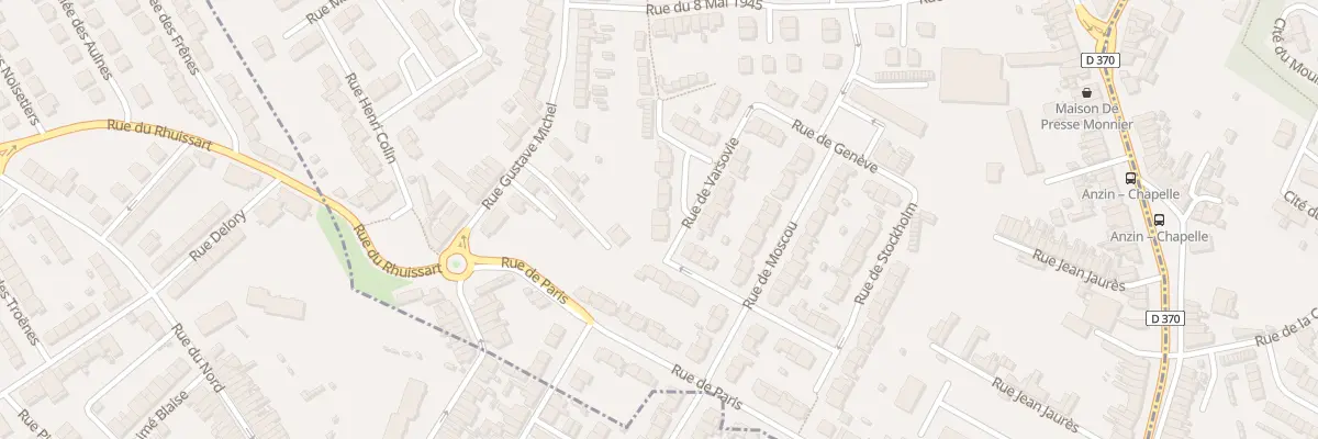 Plan du 3 Rue de Québec à Beuvrages
