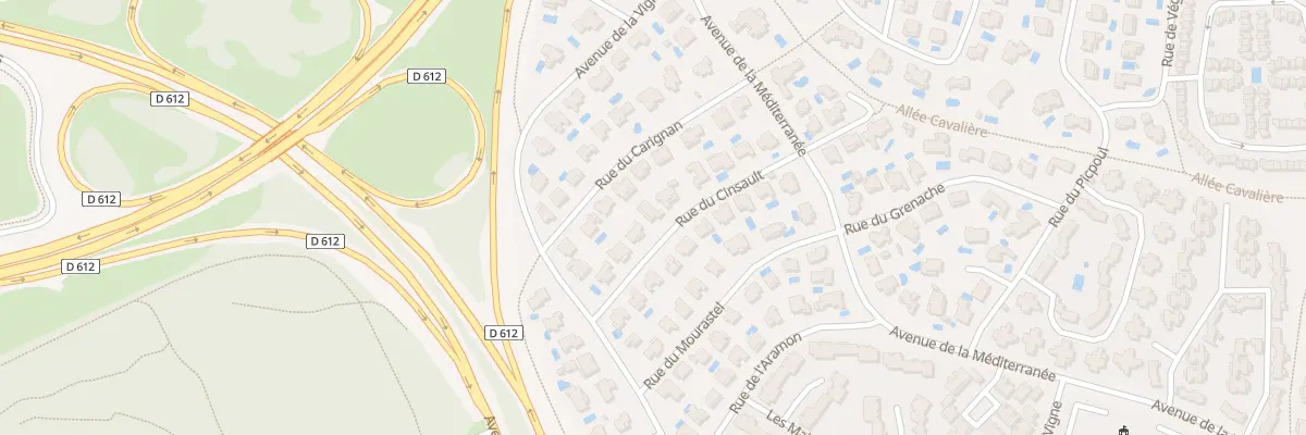 Plan du 7 Rue du Cinsault à Agde