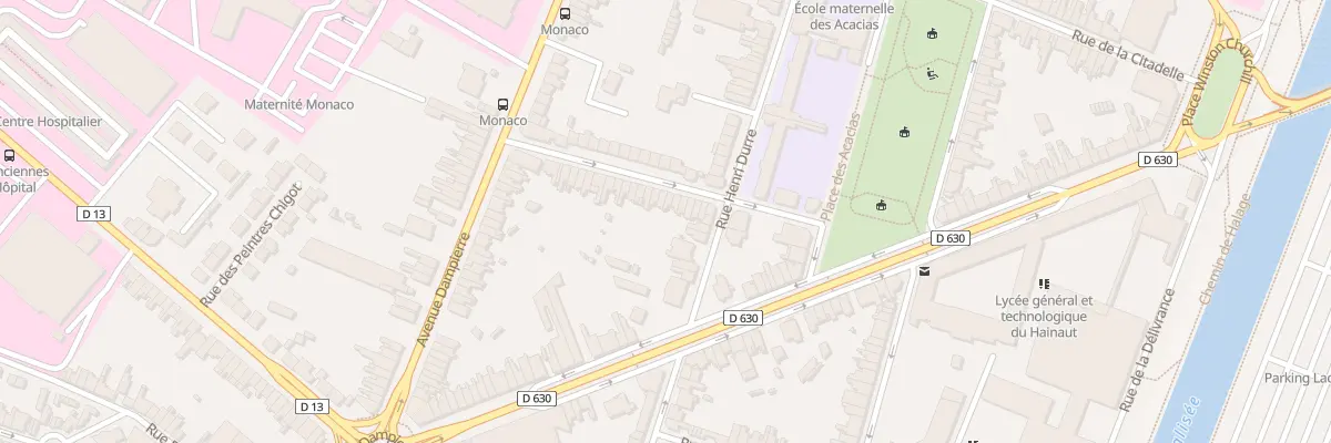 Plan du 23 Rue Scherer à Valenciennes