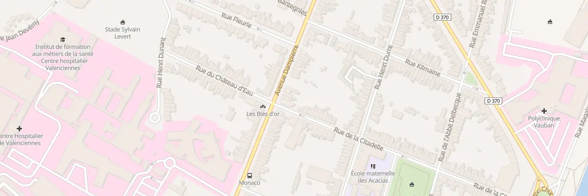 Plan du 220 Av Dampierre à Valenciennes