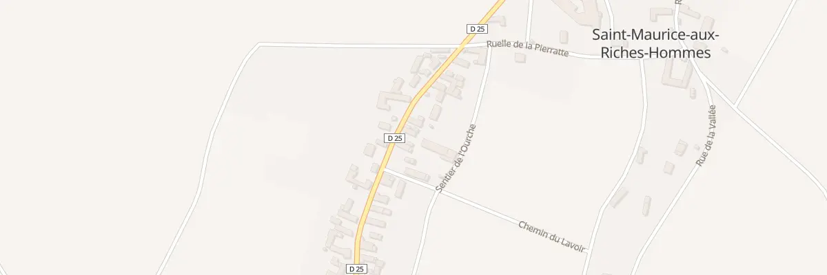 Plan du 13 Rue de la Forét de Lancy à Saint-Maurice-aux-Riches-Hommes