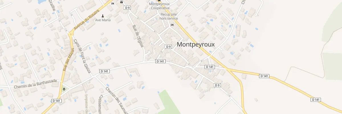 Plan du 56 Rue de la Dysse à Montpeyroux