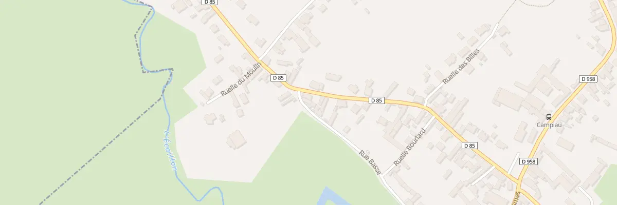 Plan du 300 Rue Basse à Vendegies-sur-Écaillon