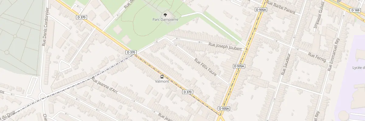 Plan du 44 Rue Félix Faure à Anzin