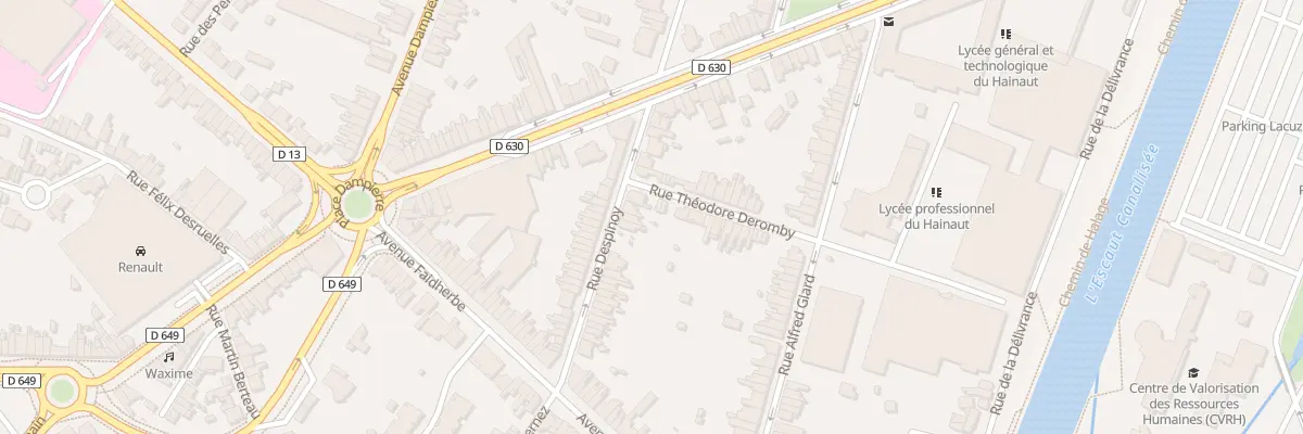 Plan du 36 Rue Despinoy à Valenciennes