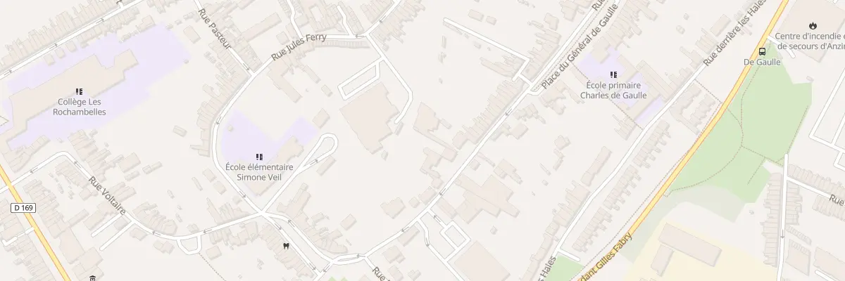 Plan du 12 Rue Waldeck Rousseau à Anzin