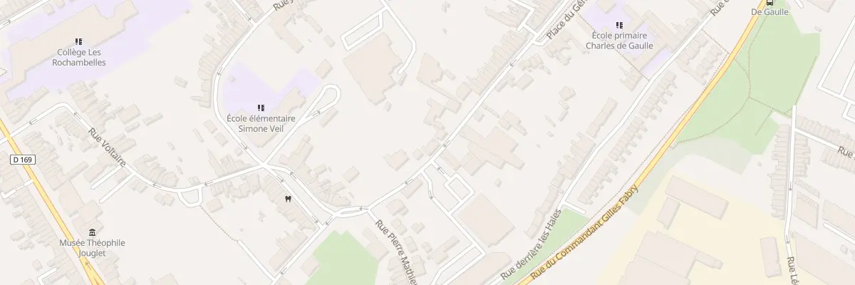 Plan du 6 Rue Waldeck Rousseau à Anzin