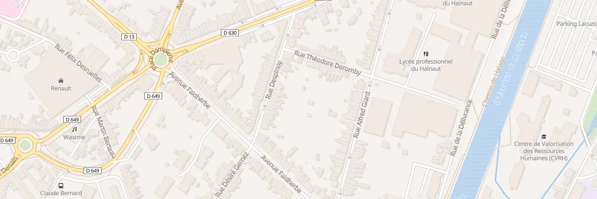Plan du 24 Rue Despinoy à Valenciennes