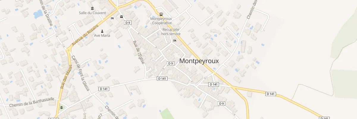 Plan du 20 Rue de Versailles à Montpeyroux