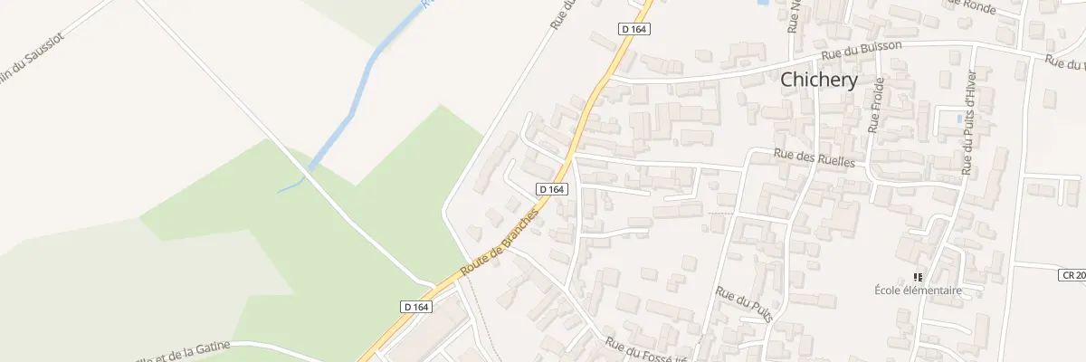Plan du 24A Rte de Branches à Chichery
