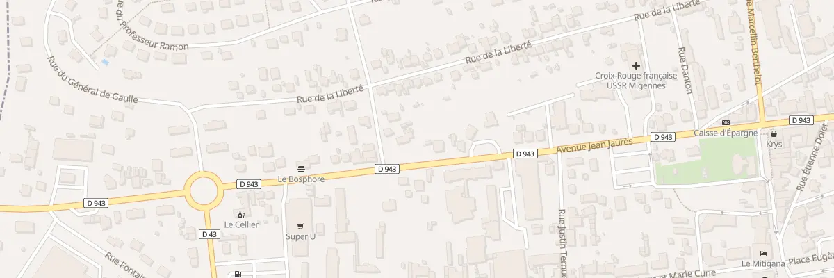Plan du 4 Rue Jean Moulin à Migennes