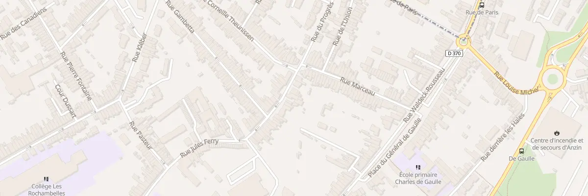 Plan du 33 Rue Jules Ferry à Anzin