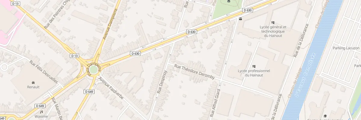 Plan du 44 Rue Despinoy à Valenciennes