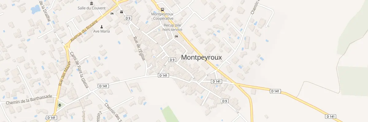 Plan du 23 Rue de Versailles à Montpeyroux