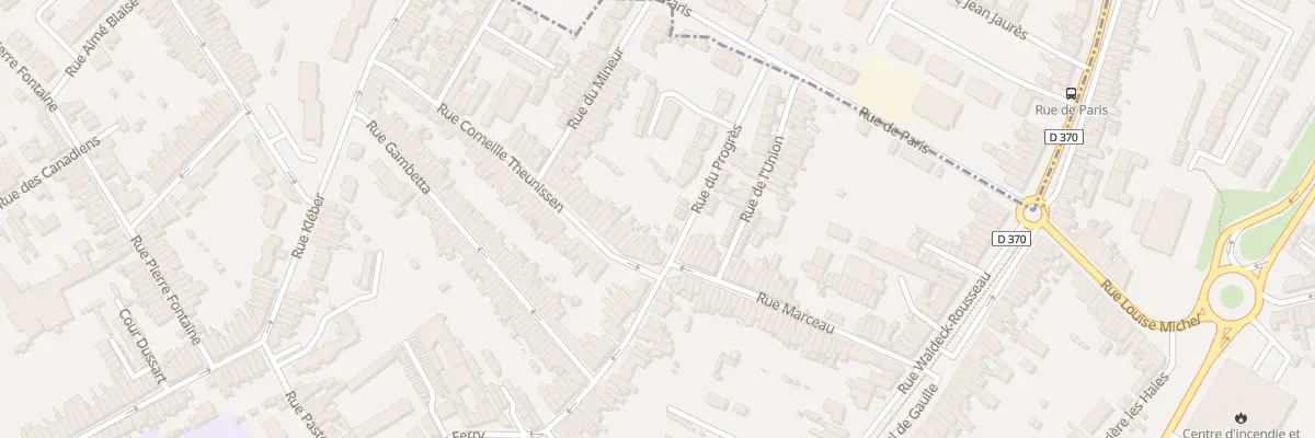 Plan du 5B Rue Corneille Theunissen à Anzin