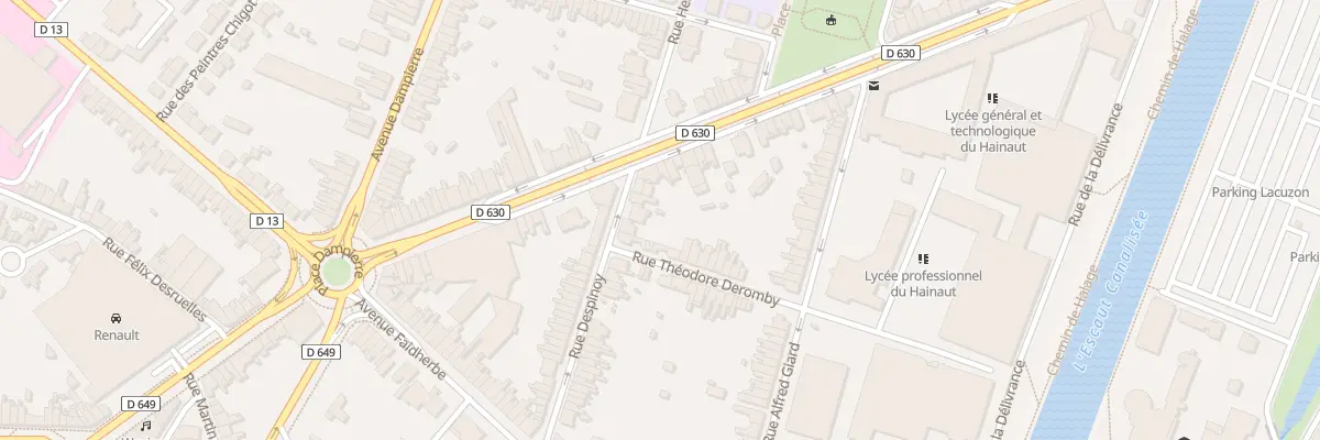 Plan du 46 Rue Despinoy à Valenciennes