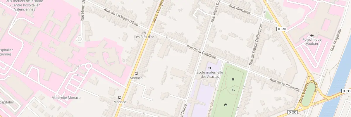 Plan du 43 Rue de la Citadelle à Valenciennes