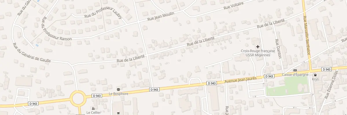 Plan du 73 Rue de la Liberté à Migennes