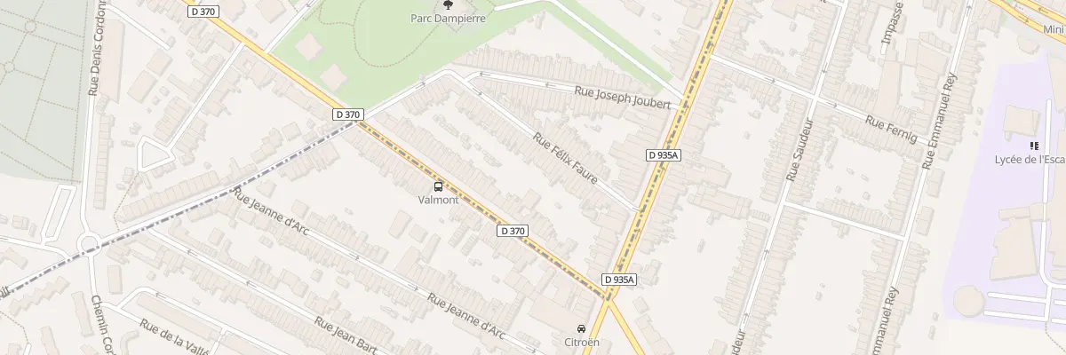 Plan du 26 Rue Félix Faure à Anzin