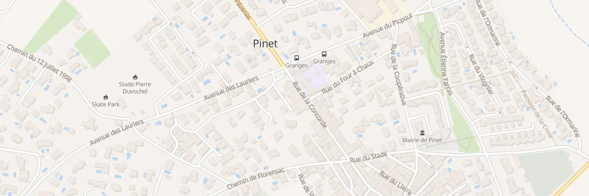 Plan du 41 Rue de la Concorde à Pinet
