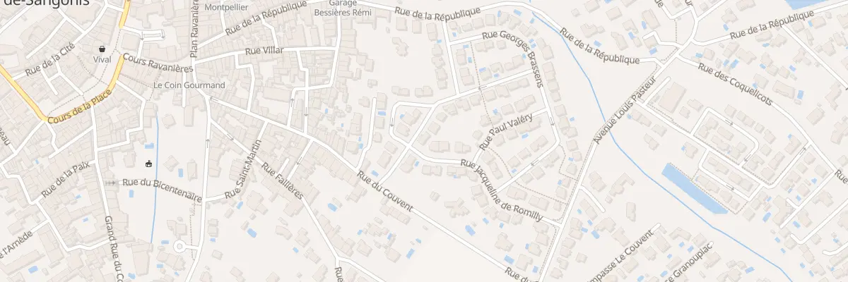Plan du 5065F Rue Jacqueline de Romilly à Saint-André-de-Sangonis