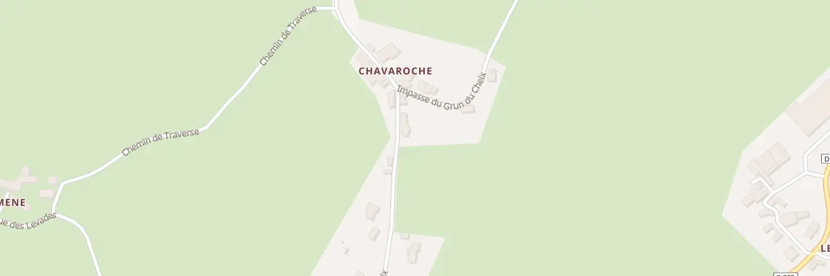Plan du 5070 Chavaroche Sud à Saint-Flour-l’Étang
