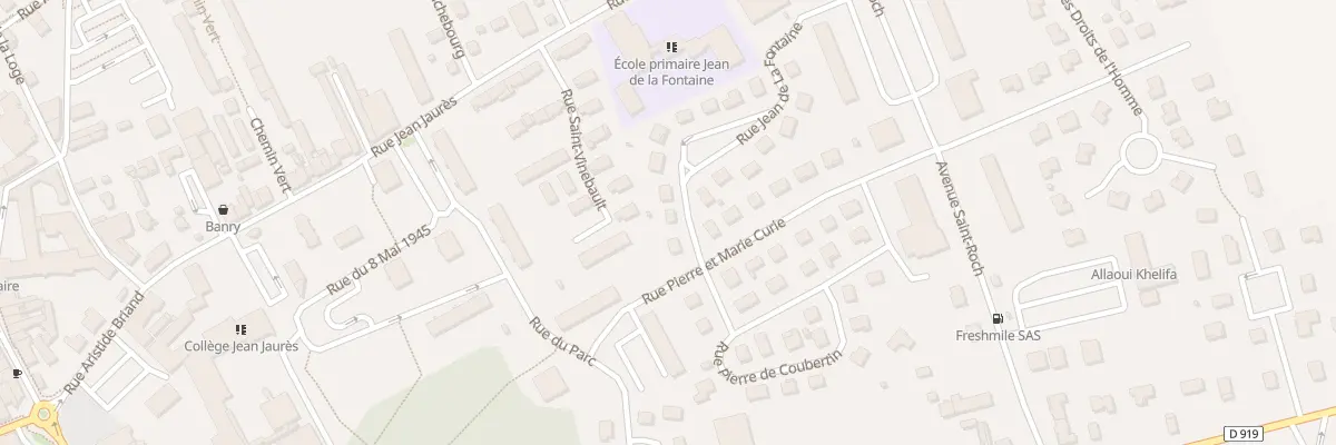 Plan du 20 Rue Jean de la Fontaine à Nogent-sur-Seine