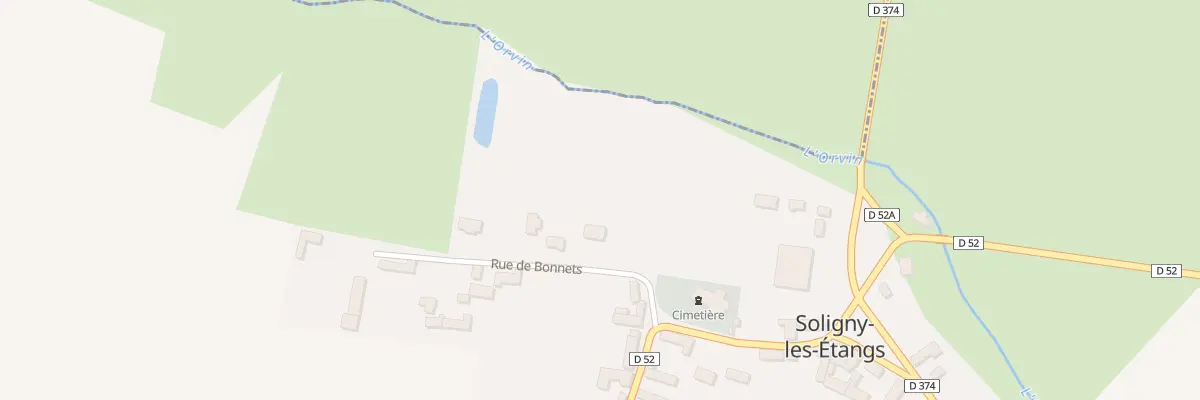 Plan du 4 Che des Bonnots à Soligny-les-Étangs