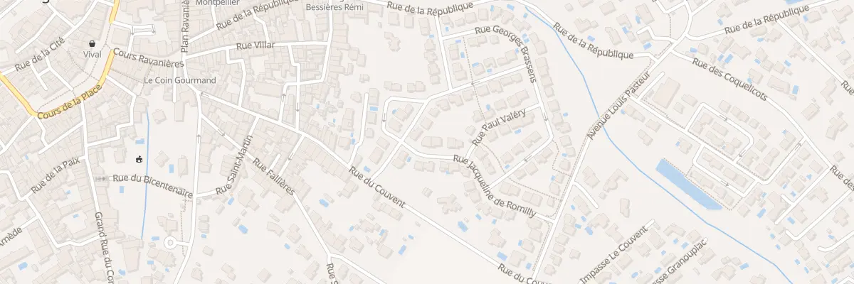 Plan du 22 Rue Jacqueline de Romilly à Saint-André-de-Sangonis