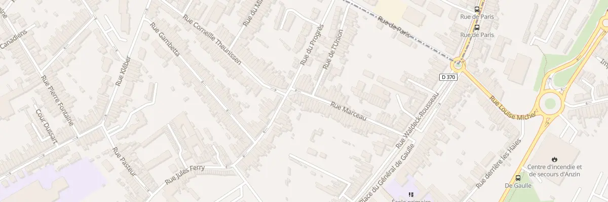 Plan du 47 Rue Marceau à Anzin