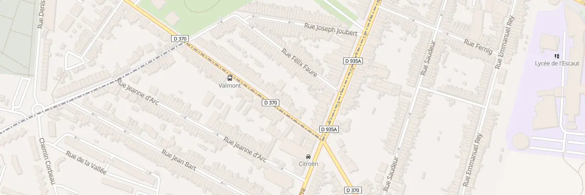Plan du 5 Rue Constant Moyaux à Anzin