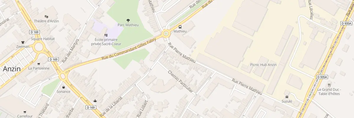 Plan du 37 Rue Pierre Mathieu à Anzin
