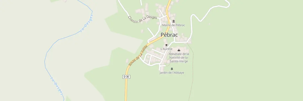 Plan du 5024 Le Bourg à Pébrac