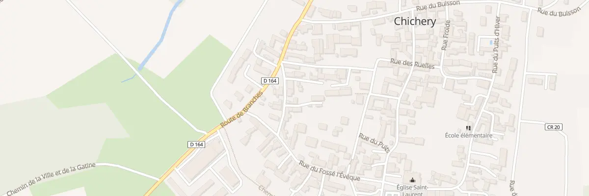 Plan du 6 Rue des Cornes du Diable à Chichery